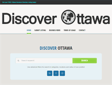 Tablet Screenshot of discover-ottawa.org